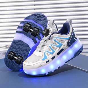Children's Luminous Shoes Roller Skates Light Wheels Sneaker