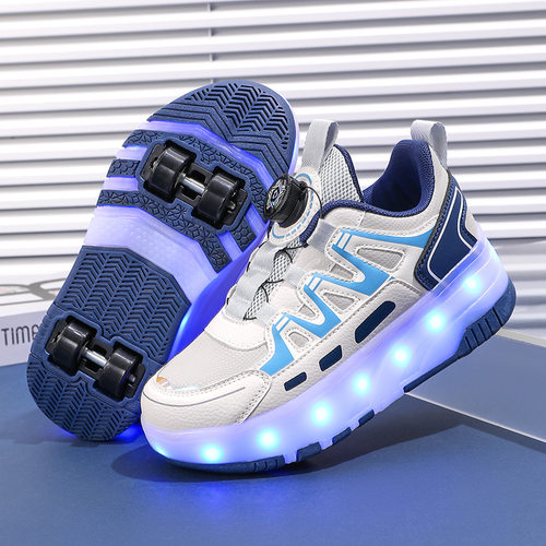Children's Luminous Shoes Roller Skates Light Wheels Sneaker