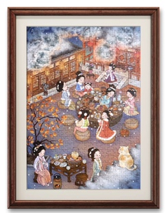 Kessing拼图500片丝绒质感拼图53*38CM围炉煮茶新品