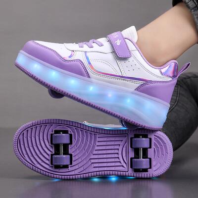 儿童暴走鞋女童运动轮滑鞋四轮鞋