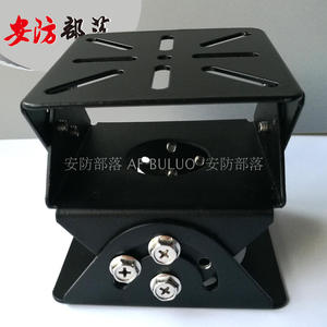 监控三维万向节支架 护罩大鸭嘴 可调大号万向节黑色海康通用