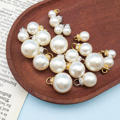 仿珍珠吊坠不脱落铜帽羊眼挂件