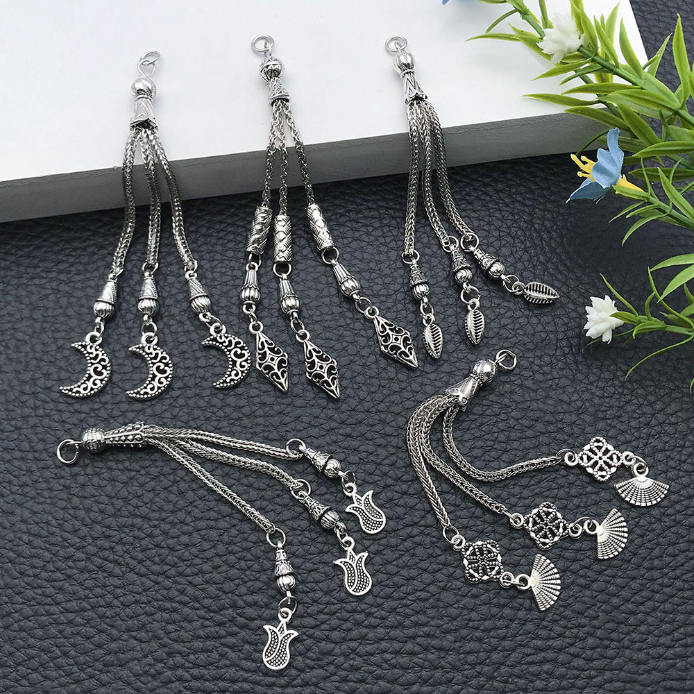 Navy mavi metal qotazlı asma və bilərzik bağlayıcısı, DIY üçün