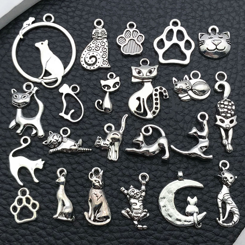 混22个可爱卡通猫咪diy合金饰品配件钥匙耳饰手链项链吊坠小挂件,饰品/流行首饰/时尚饰品新,其他DIY饰品配件,淘宝优惠券,粉丝福利购,淘宝优惠卷