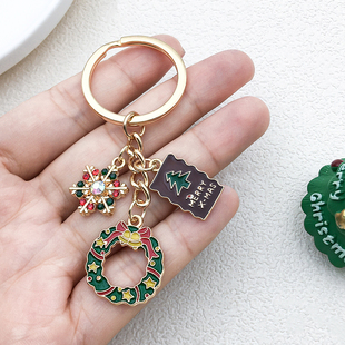 原创设计圣诞手作雪花圣诞树花环Airpods钥匙扣包包挂件吊坠配饰