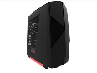 Noctis450中塔机箱透明侧窗全钢机身LED灯带 红黑 N450 NZXT 白蓝