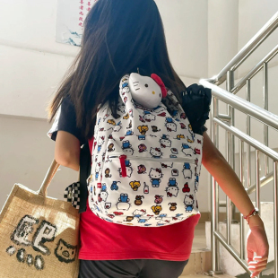 2024新款 美乐蒂学生小众书包双肩背包女包 hello联名kitty凯蒂猫