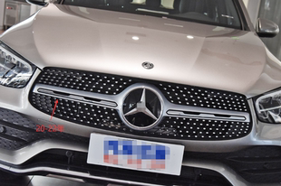 适用于16-25年奔驰GLC200中网亮条GLC260 glc300L 43 63电镀饰条