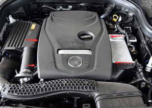 适用于奔驰GLC300L发动机盖板E260L C180 GLE M星L板标 GLS机油盖