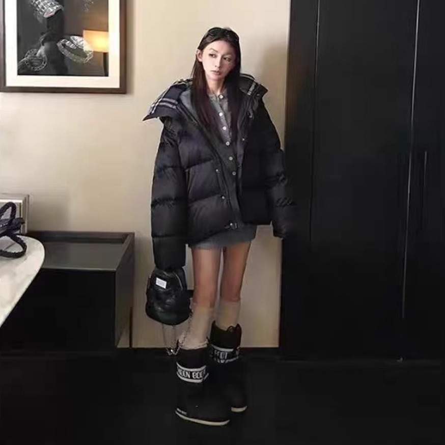 袖子可拆卸 B家同款羽绒棉服宽松韩版2025新款外套女冬季棉衣棉服