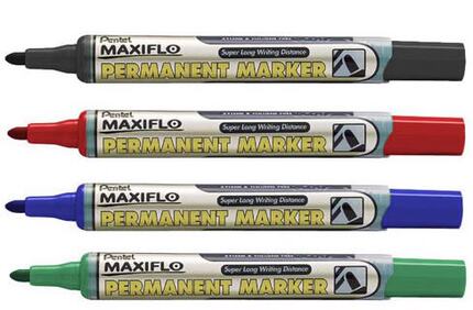 pentel Maxiflo NLF50直液后压式液态墨水 派通记号笔 苏州专营
