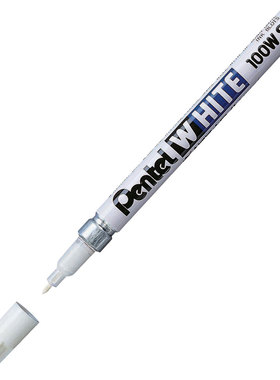 Pentel 100WS White Fine Point Permanent Marker 白色记号笔