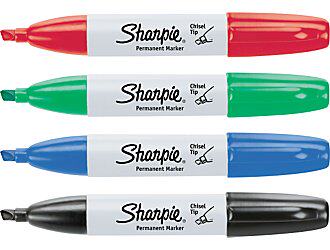 Sharpie Tiwn Fine Point Permanent Marker扁头记号笔 原装进口