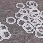 DIY手工勾包圈圈编织包包材料 塑料圈2厘米圆 钩包线定型圈 O型圈