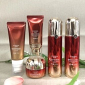 圣丹娜臻亮淡纹保湿 套装 洗面奶柔肤水精华乳霜BB眼霜精华液7件套