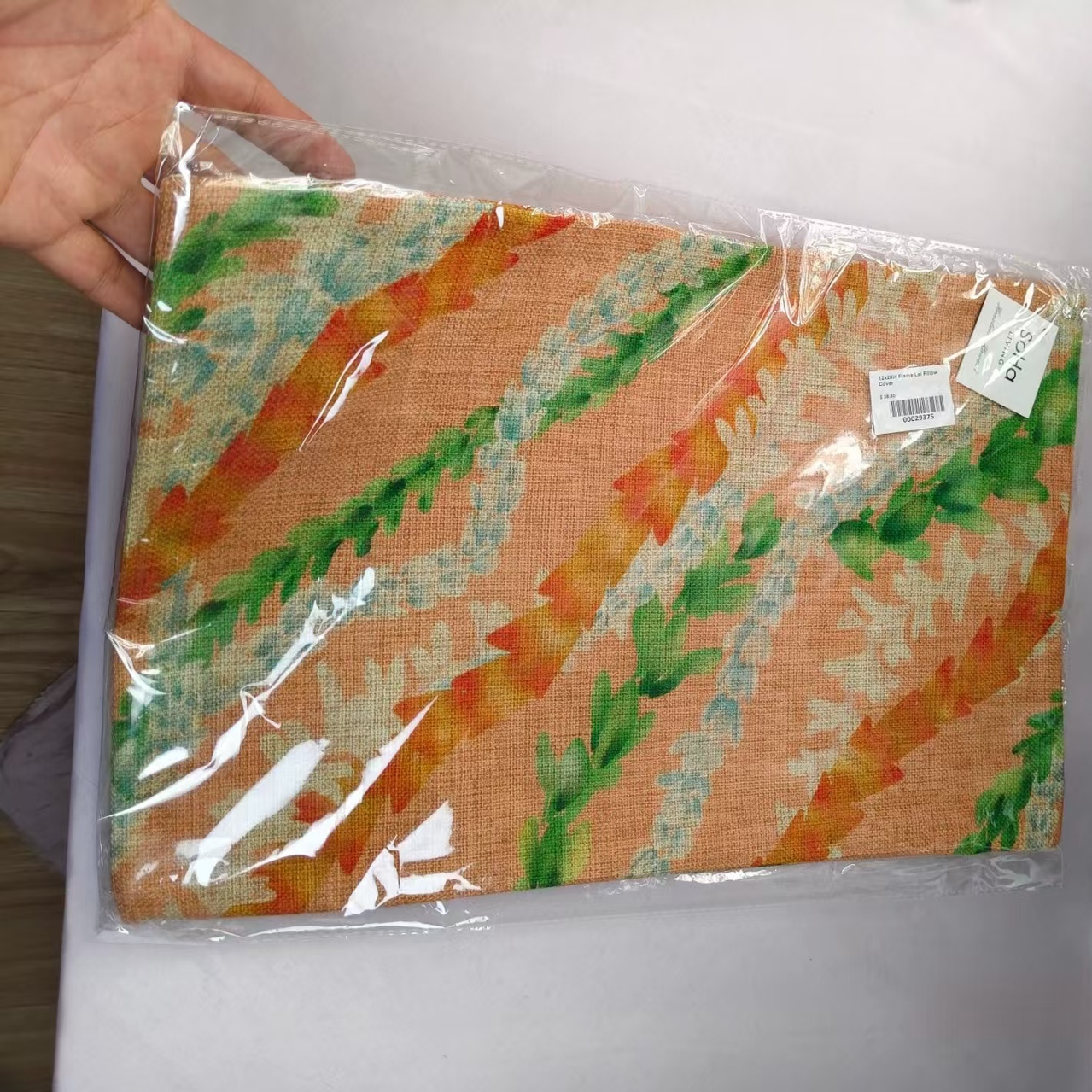 特价清仓出口欧美原单夏威夷文化风格抱枕套高级亚麻靠枕沙发