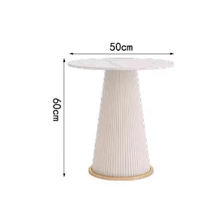 茶几奶茶店客厅会客洽谈轻奢简约现代家用茶几桌子办公室单人圆几