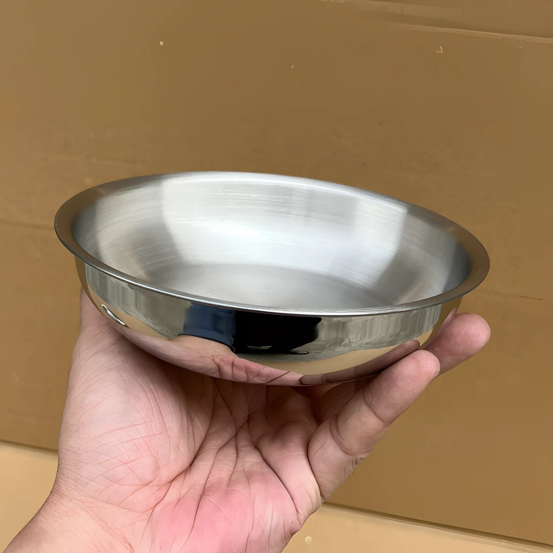 J9不锈钢18/10泡菜碟14cm酱料番茄酱黑椒芥末调味料小碟子吐骨碟