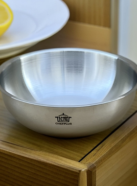 ZZ 304不锈钢家用加厚菜盘防摔汤盆食堂饭店专用盘子菜碟子分菜盘