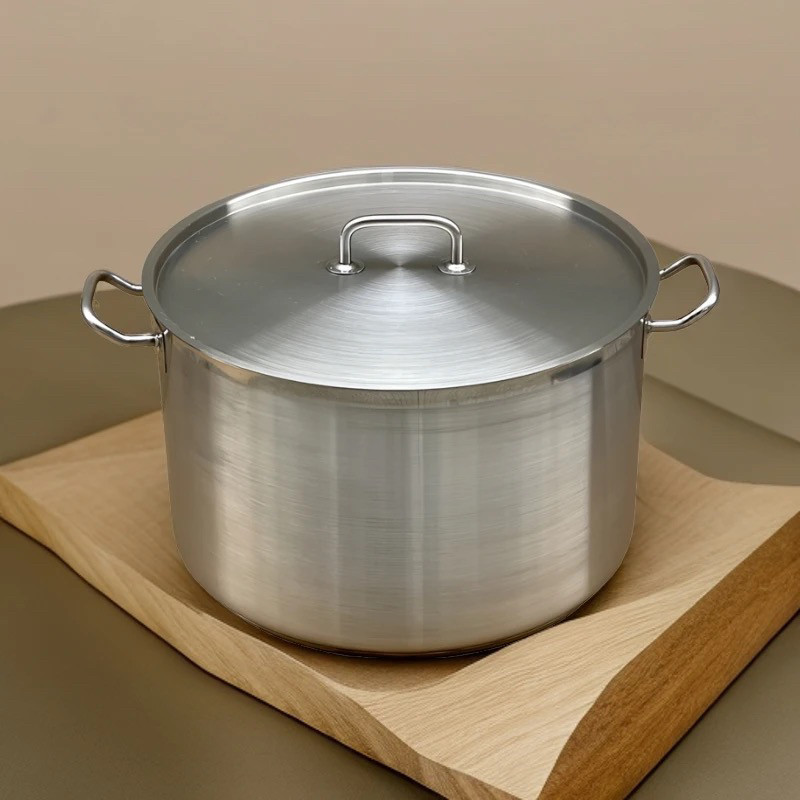 L10 45X28CM 不锈钢汤锅火锅炖煮煲汤锅厨具家用厨房清大汤锅外贸