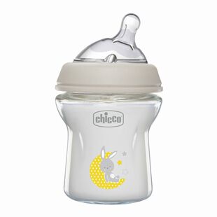 意大利 Chicco 玻璃奶瓶 0M+ 150ml – 慢流速