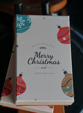 三百里红圣诞快乐彩灯挂硬盒