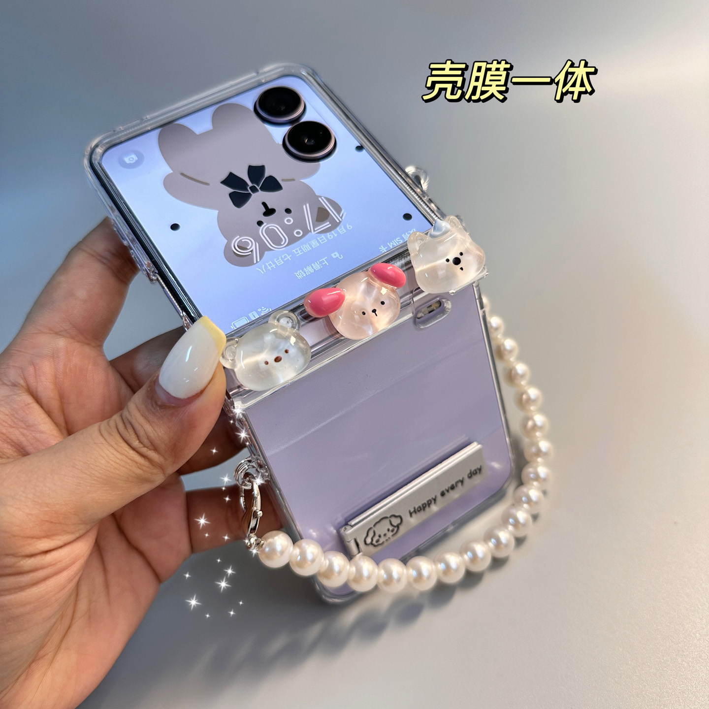 可爱适用荣耀magicvflip2手机壳