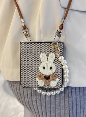 新款适用oppofindn3flip手机壳折叠屏斜挎包包oppo小折叠保护套女款挂绳find n3flip保护壳n2flip