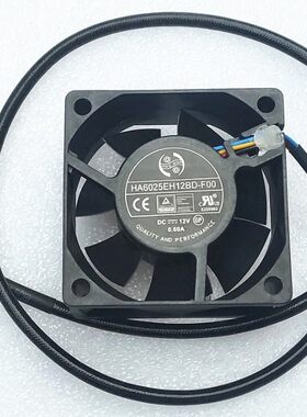 全新ONG HUA 6025 6CM风扇 4线调速双滚珠HA6025EH12BD 12V 0.60A
