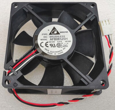 全新台达8025 8CM风扇 3线双滚珠高速大风量 AFB0812SH 12V 0.51A