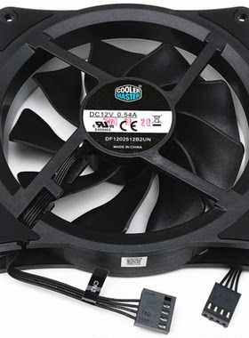 全新酷冷至尊12025 12CM风扇 4线调速12V 0.54A 高速双滚珠 RGB灯