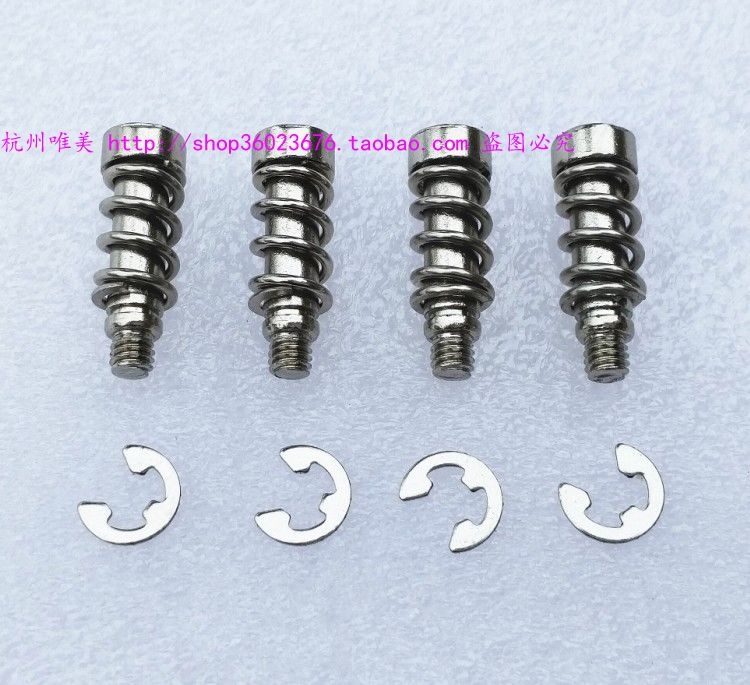 2011散热片风扇散热器DIY螺丝弹簧卡子 M4牙杆粗5MM台阶1.5MM-封面