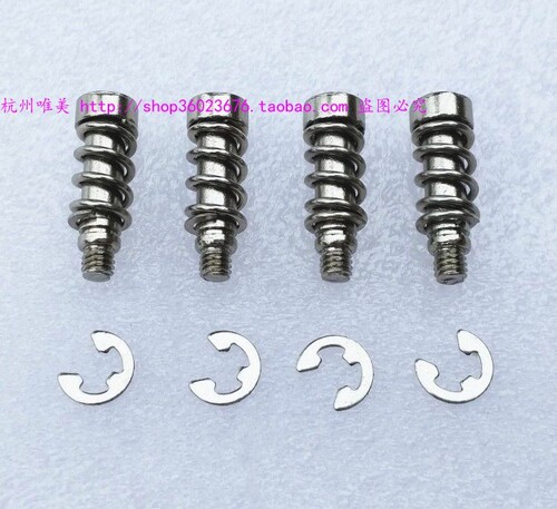 台阶就是卡槽以下到M4螺丝牙的距离 杆径5MM 一般你的扣具孔或散热片的孔要5MM 孔再小了穿不过