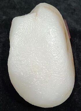 838g和田羊脂白玉戈壁料原石 风化完整的精品收藏级戈壁美玉 结缘