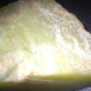 正宗新疆若羌黄玉料 315克和田玉山料黄口料原石 雕刻料 作料