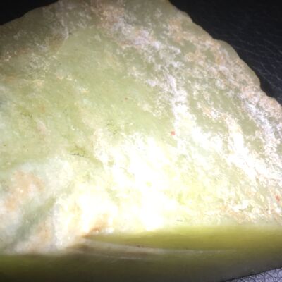 正宗新疆若羌黄玉料 315克和田玉山料黄口料原石 雕刻料 作料