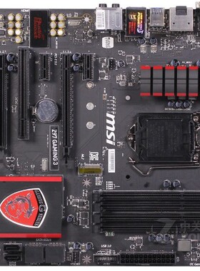 爆新 1150针MSI/微星 Z97 GAMING 3集成主板 Z97 USB3 M.2 DDR3
