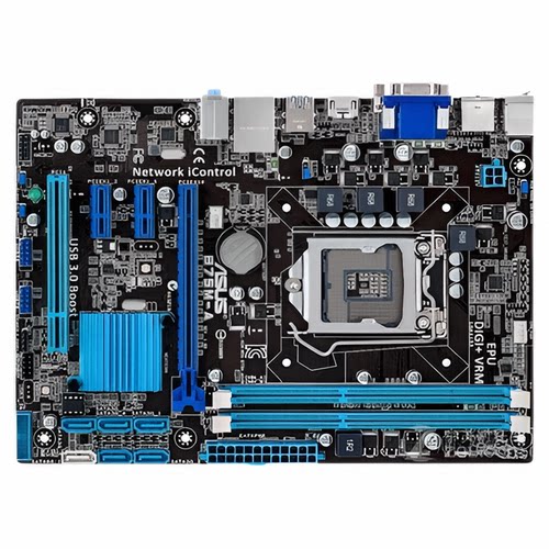 爆新 1155针Asus/华硕 B75M-A集成主板 B75 VGA DVI HDMI DDR3