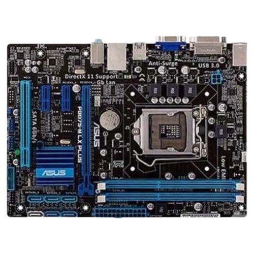 爆新 1155针华硕主板P8B75-M LX PLUS B75 VGA DVI USB3 DDR3