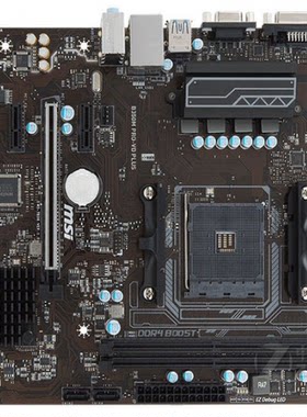 爆新 MSI/微星B350M PRO-VD PLUS主板 B350 AM4 VGA DVI DDR4