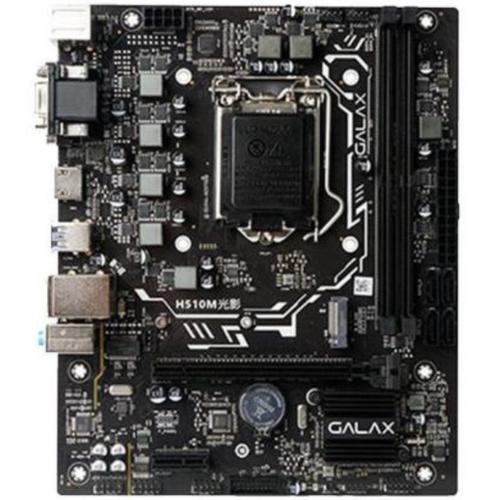 爆新 1200针影驰H510M光影主板 H510 VGA DVI HDMI M.2 USB3 DDR4