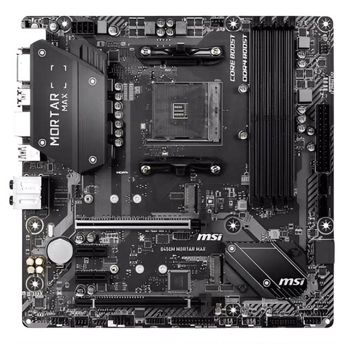 爆新 MSI/微星B450M MORTAR MAX主板 B450 AM4 HDMI DP M.2 DDR4