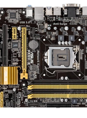 爆新 1150针Asus/华硕 B85M-E集成主板 B85 VGA DVI HDMI DP DDR3