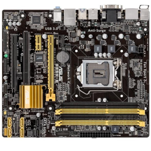 爆新 1150针Asus/华硕 B85M-E集成主板 B85 VGA DVI HDMI DP DDR3