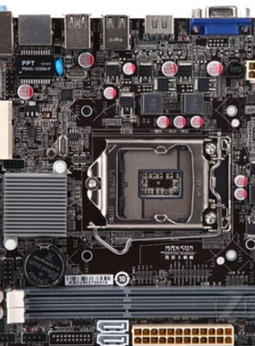 爆新 1155针MAXSUN/铭瑄 MS-H61IL 全固版 H61 主板 ITX 17X17cm