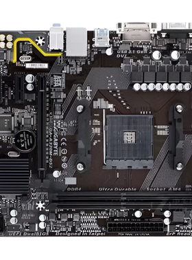 爆新 技嘉GA-A320M-DS2 A320-DS3主板 A320 AM4 VGA DVI DDR4