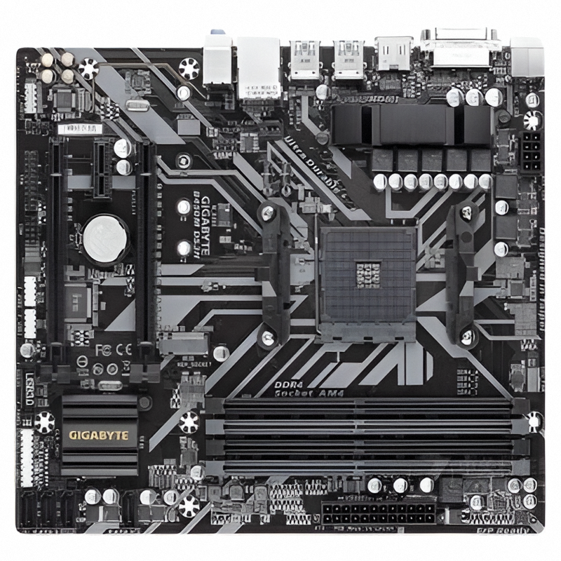 爆新 技嘉B450M DS3H集成主板 B450 AM4 DVI HDMI M.2 USB3 DDR4