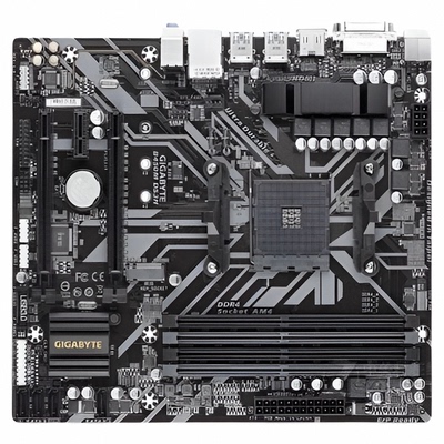 爆新 技嘉B450M DS3H集成主板 B450 AM4 DVI HDMI M.2 USB3 DDR4