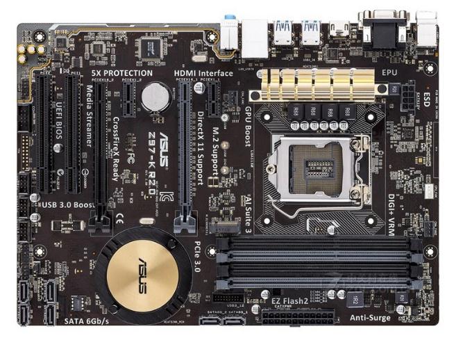 爆新 1150针asus/华硕 z97-k r2.0集成主板 z97 usb3 ddr3 m.