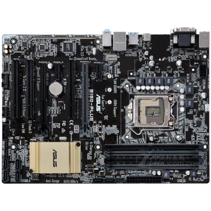 爆新 1151针华硕ASUS B150-PLUS主板 B150 VGA DVI M.2 DDR4